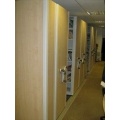 Roller Shelving with Deco Panels